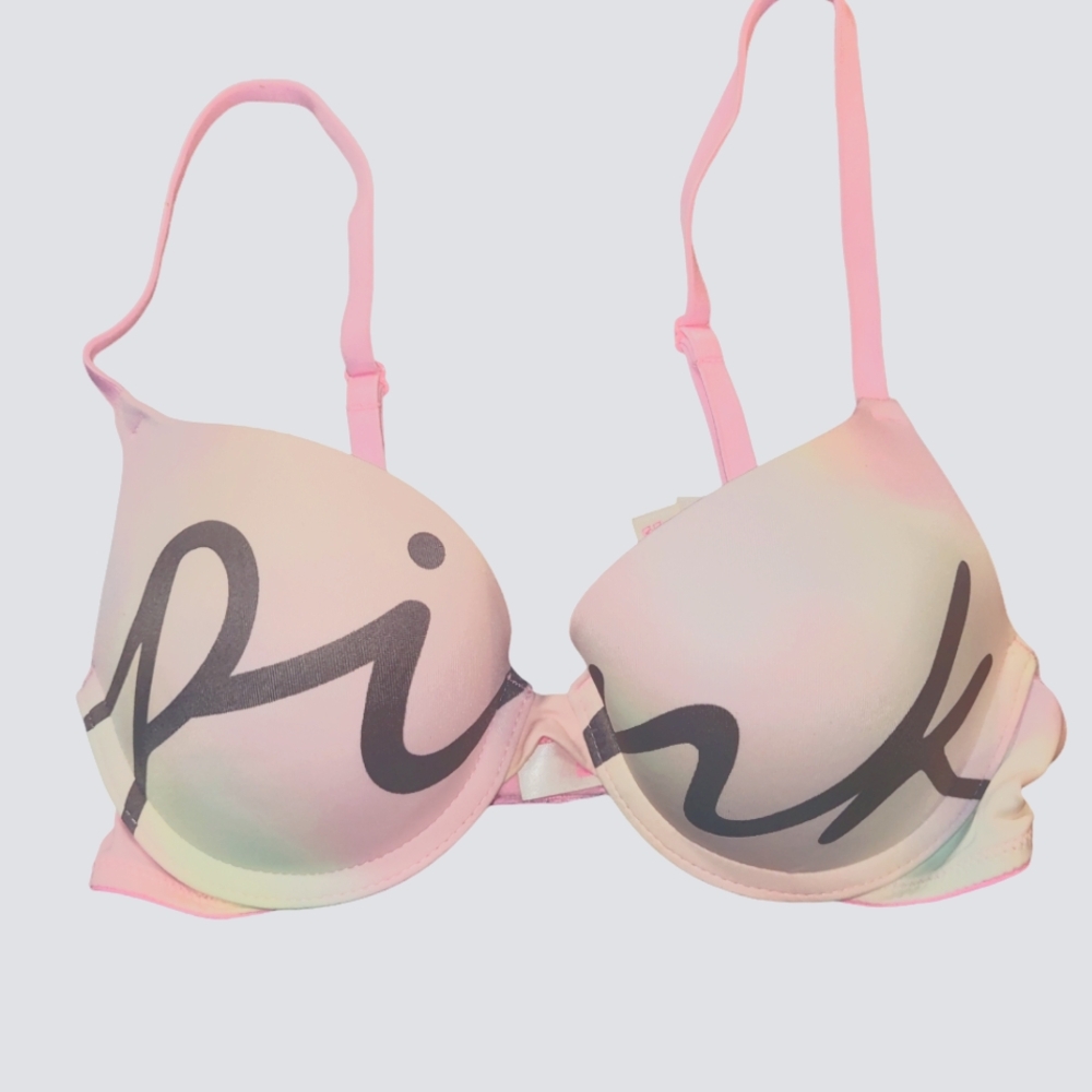 PINK PUSH-UP BRA SIZE 32B